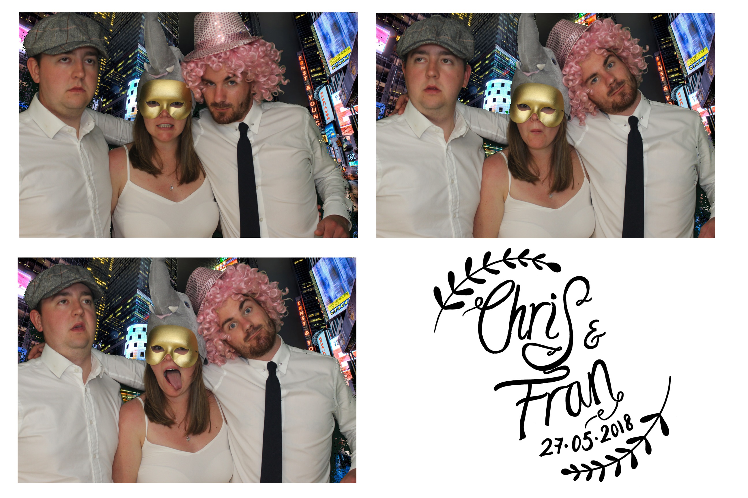 Chris & Fran | View more photos from the event at images.mobile-photo-booth.com/u/MobilePhotoBoothUK/Chris-Fran